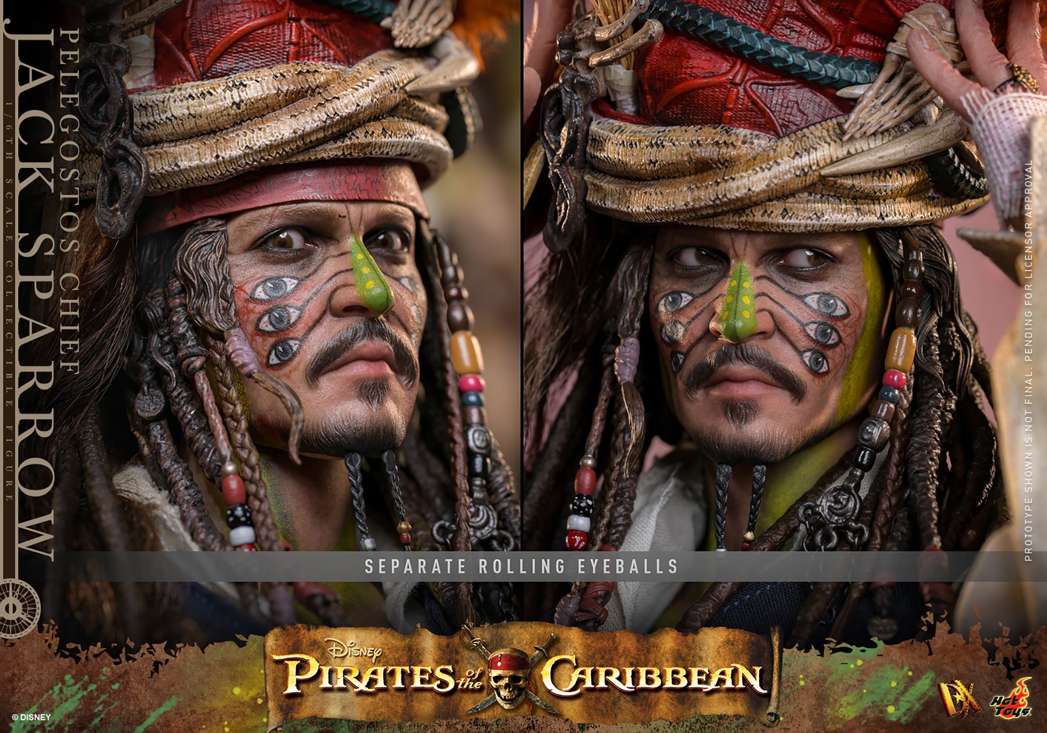 Pelegostos Chief Jack Sparrow Sixth Scale Figure (PRE-ORDER)