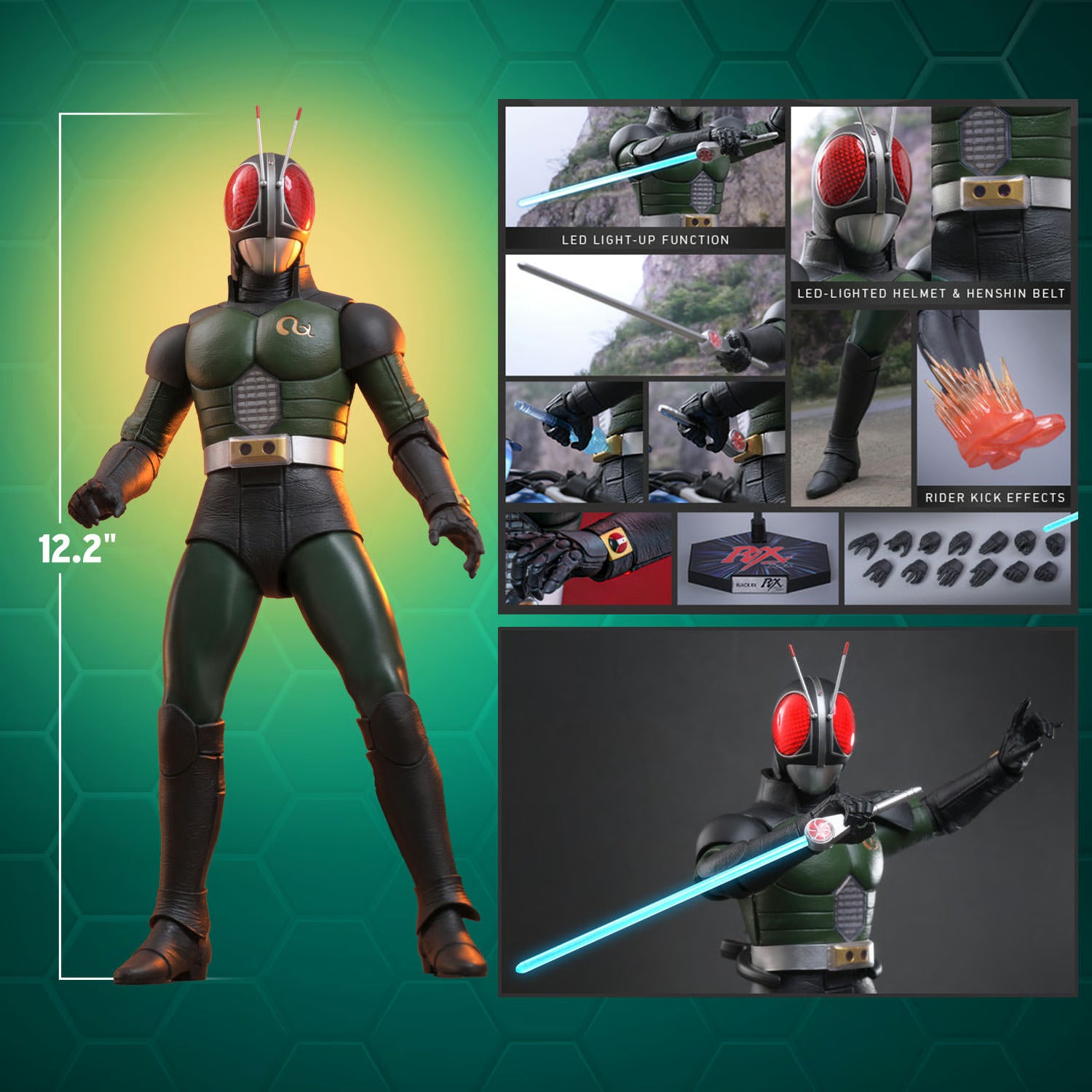 Kamen Rider Black RX (Masked Rider) Sixth Scale Figure (PRE-ORDER)