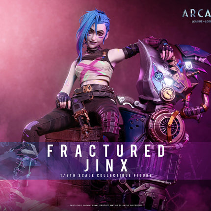 Arcane: Fractured Jinx Sixth Scale Statue (PRE-ORDER)