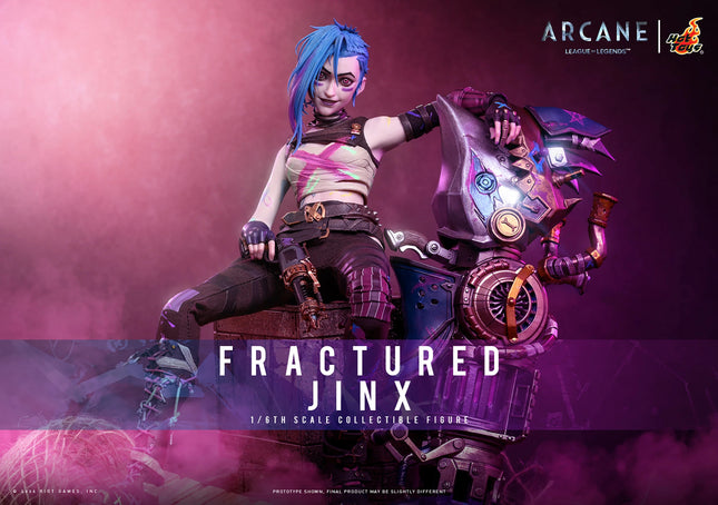 Arcane: Fractured Jinx Sixth Scale Statue (PRE-ORDER)