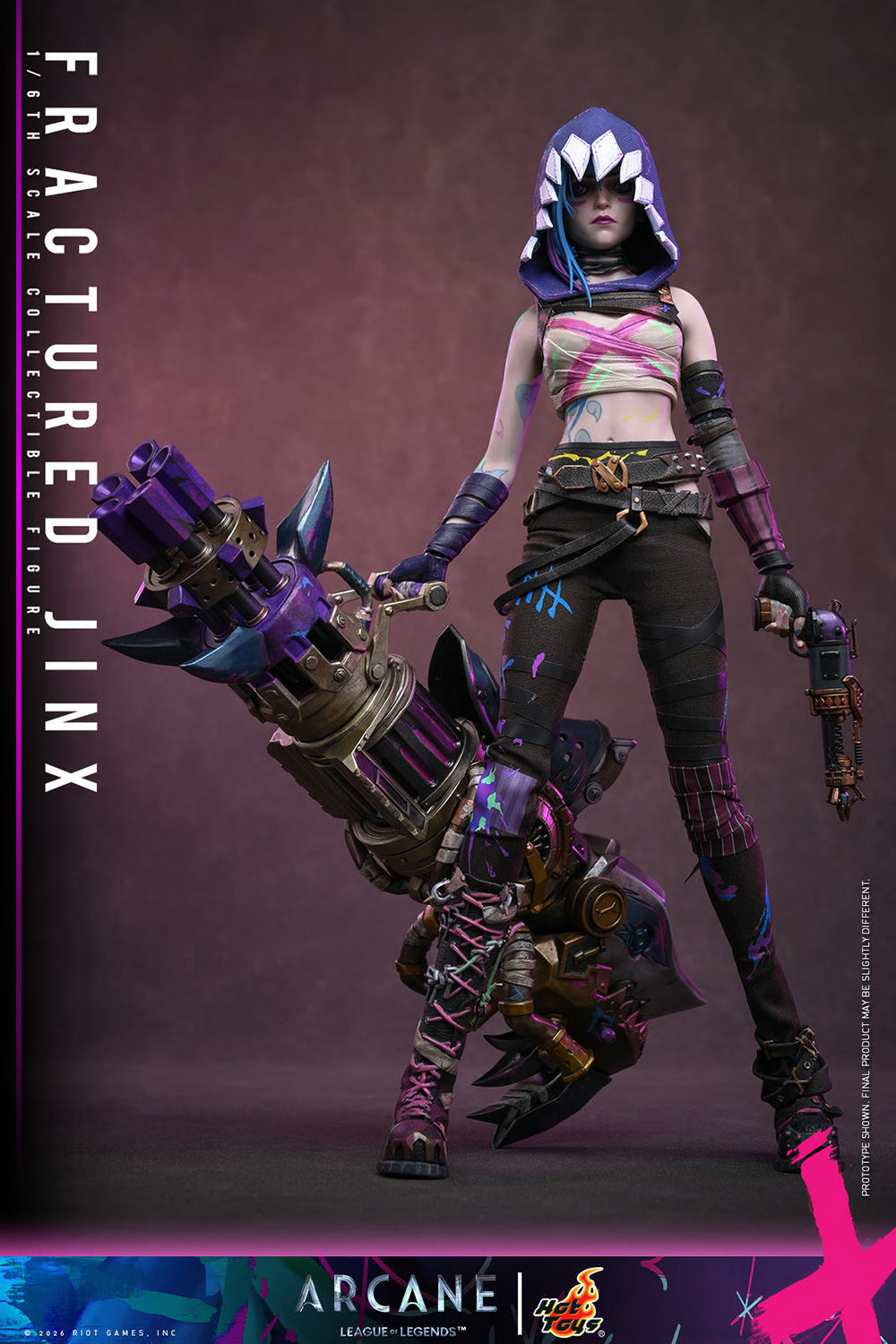 Arcane: Fractured Jinx Sixth Scale Statue (PRE-ORDER)