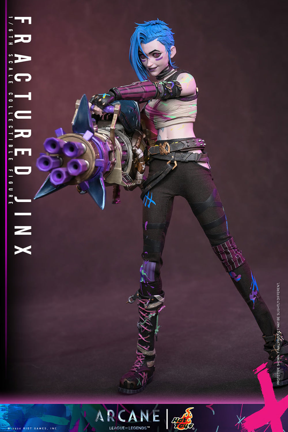 Arcane: Fractured Jinx Sixth Scale Statue (PRE-ORDER)