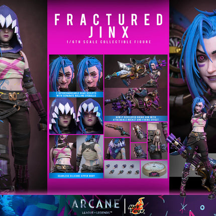 Arcane: Fractured Jinx Sixth Scale Statue (PRE-ORDER)