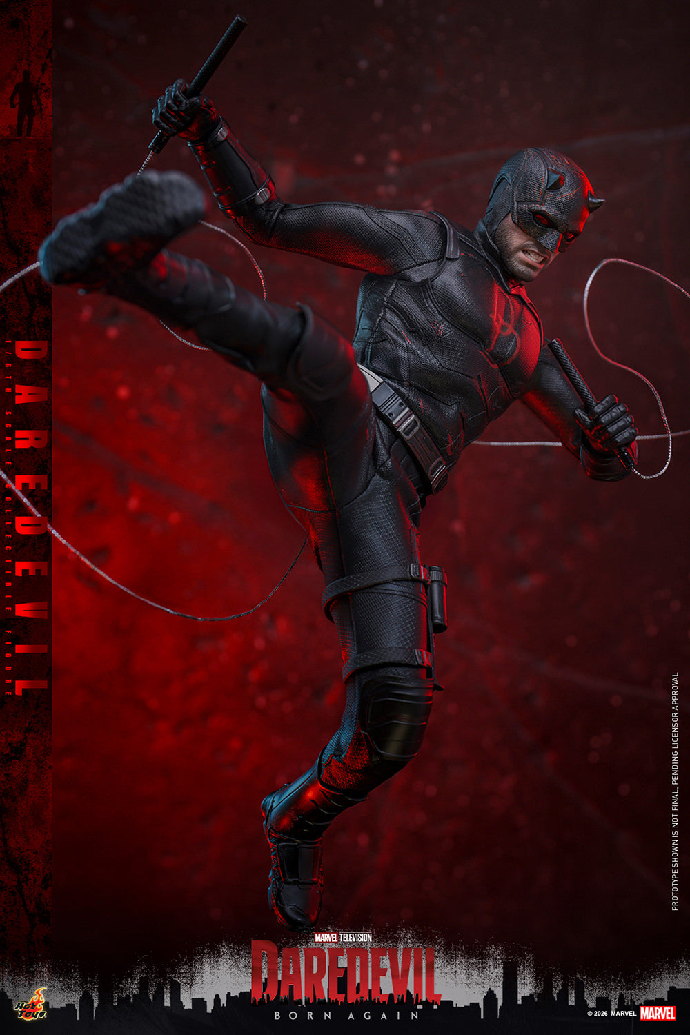 Daredevil Born Again: Daredevil (Black Suit) Sixth Scale Figure (PRE-ORDER)