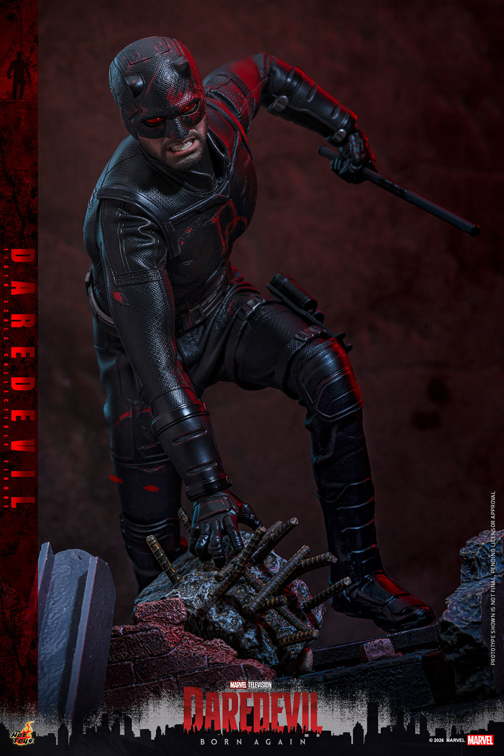 Daredevil Born Again: Daredevil (Black Suit) Sixth Scale Figure (PRE-ORDER)