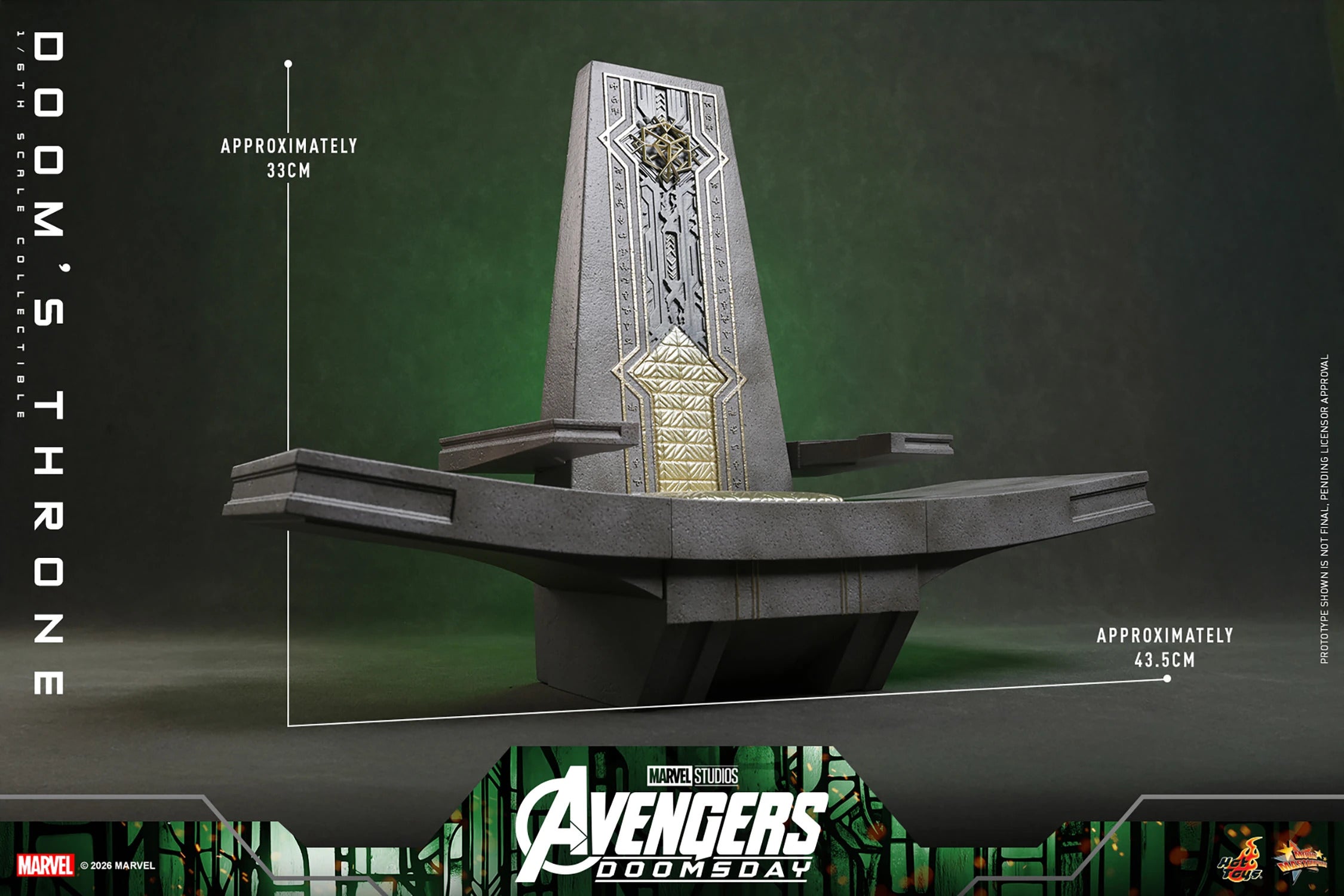 Doomsday: Doom’s Throne Sixth Scale Figure Accessory (PRE-ORDER)
