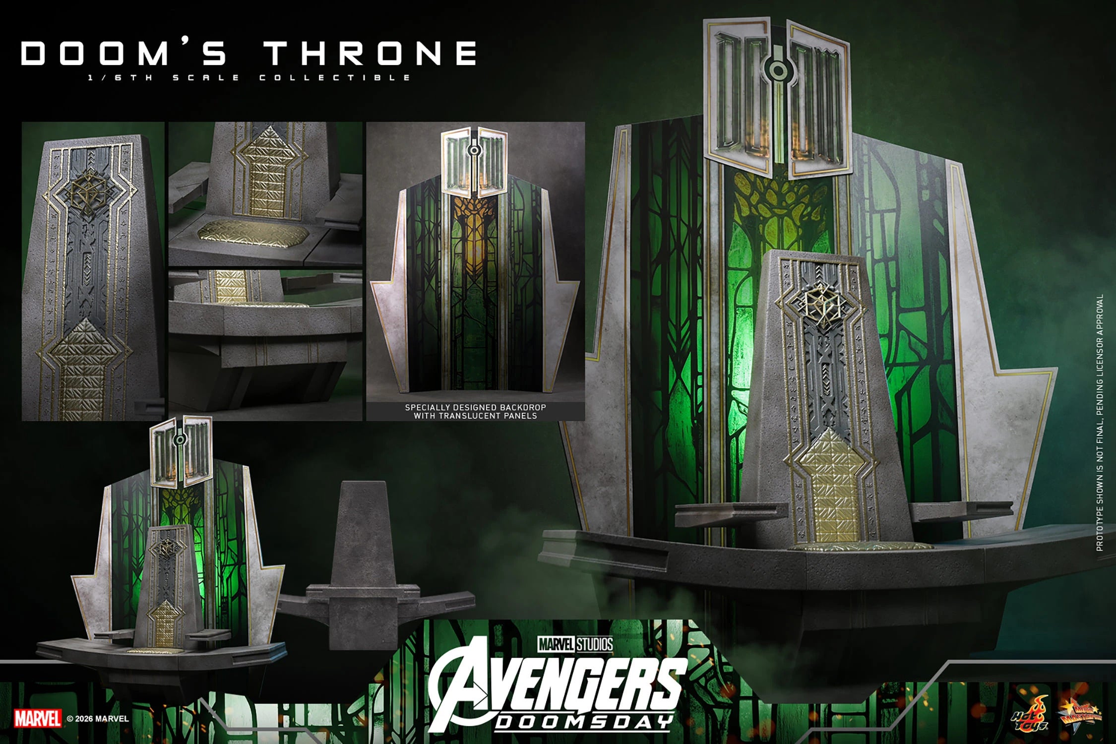Doomsday: Doom’s Throne Sixth Scale Figure Accessory (PRE-ORDER)