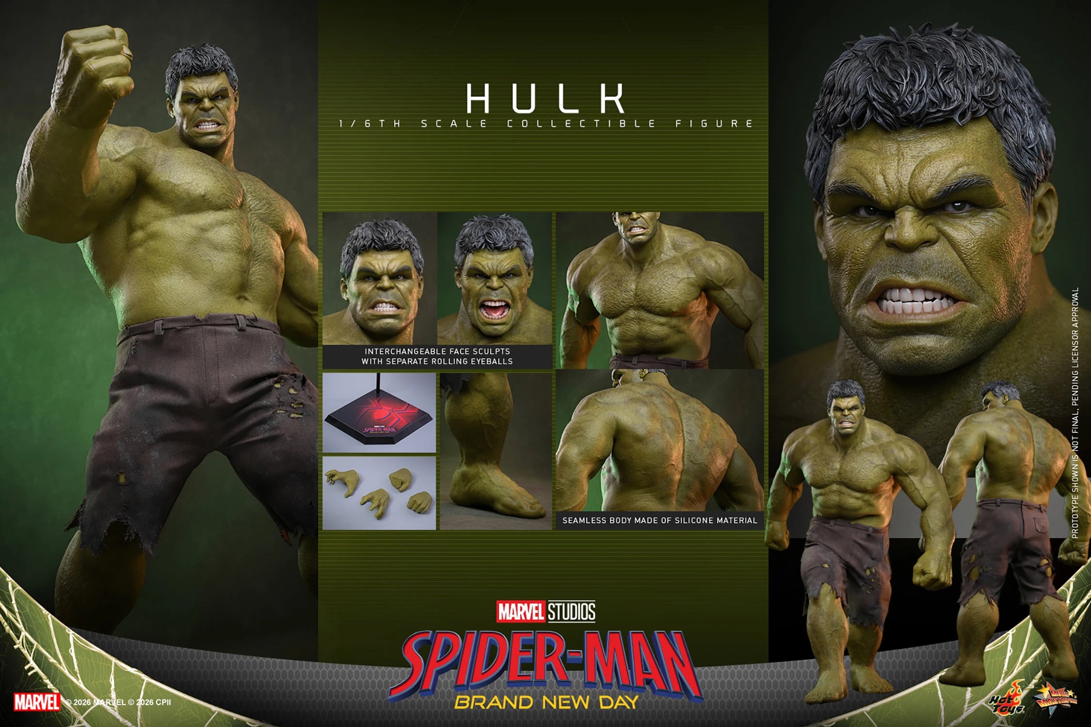 Spider-Man Brand New Day: Hulk Sixth Scale Figure (PRE-ORDER)