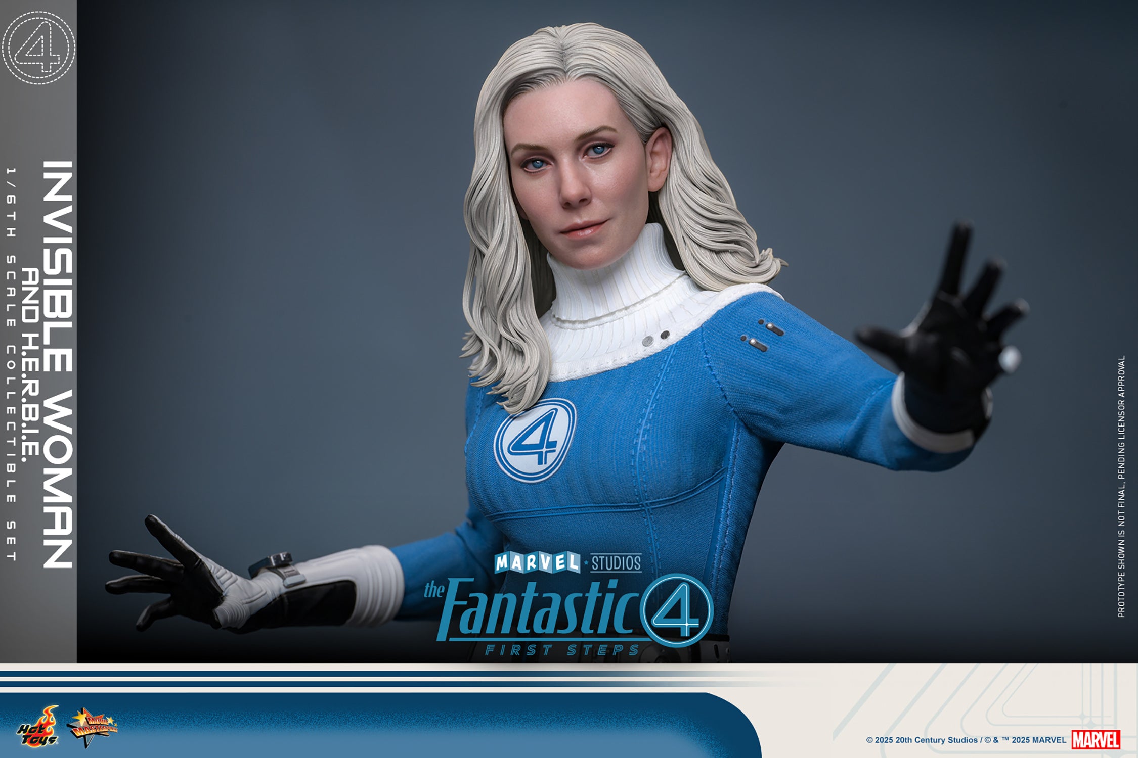 Fantastic 4: Invisible Woman and H.E.R.B.I.E. Sixth Scale Figure Set (PRE-ORDER)