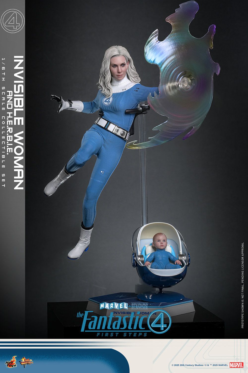 Fantastic 4: Invisible Woman and H.E.R.B.I.E. Sixth Scale Figure Set (PRE-ORDER)