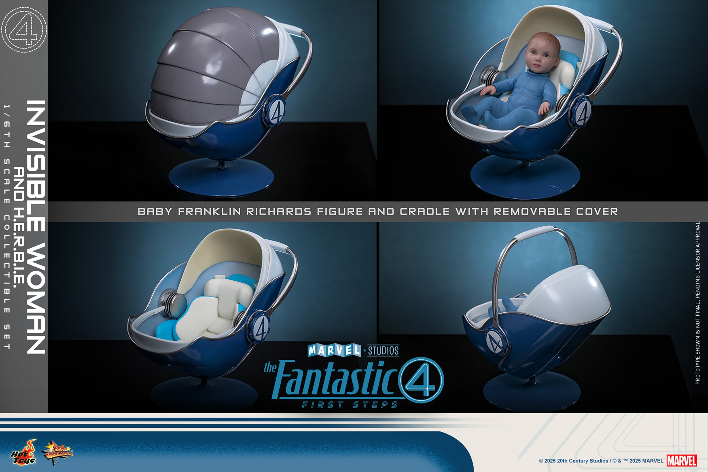 Fantastic 4: Invisible Woman and H.E.R.B.I.E. Sixth Scale Figure Set (PRE-ORDER)