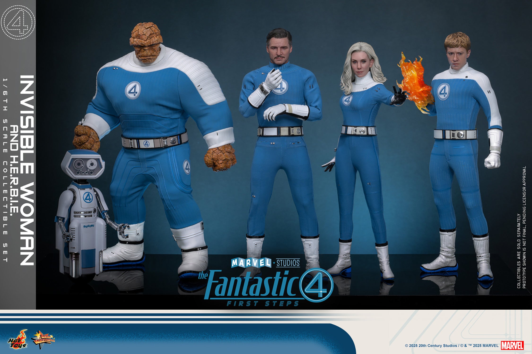 Fantastic 4: Invisible Woman and H.E.R.B.I.E. Sixth Scale Figure Set (PRE-ORDER)