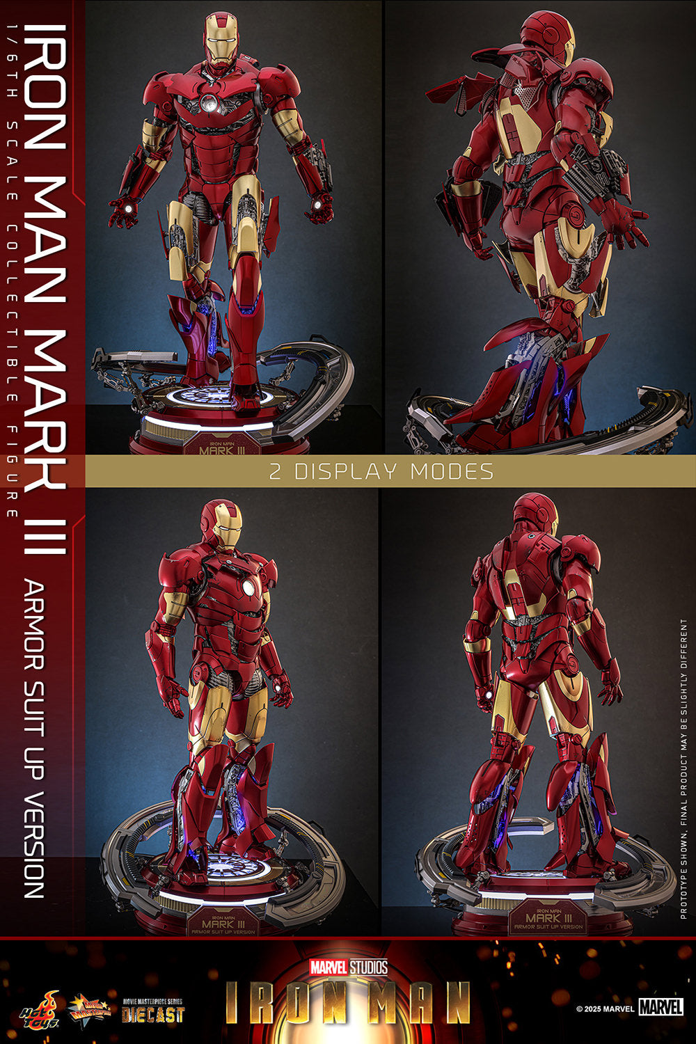 Iron Man Mark III (Armor Suit Up Ver.) Sixth Scale Figure (PRE-ORDER)