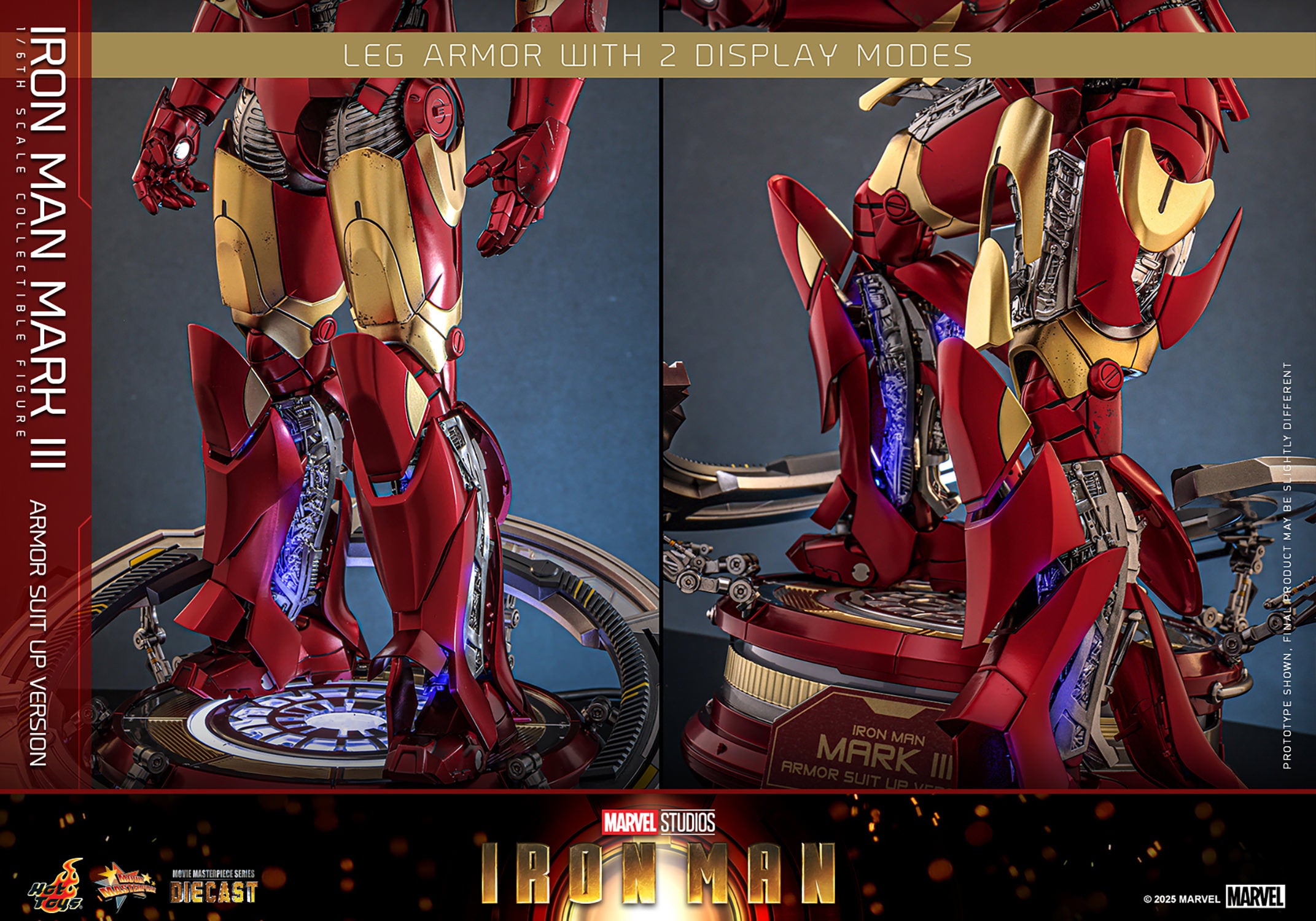 Iron Man Mark III (Armor Suit Up Ver.) Sixth Scale Figure (PRE-ORDER)