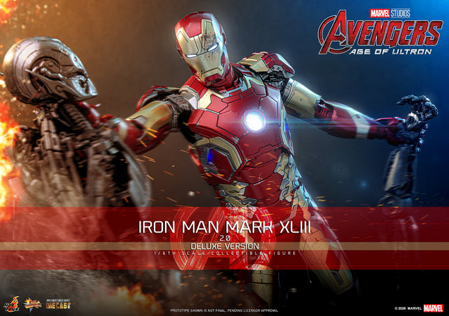 Iron Man Mark XLIII (2.0) (Deluxe Version) Sixth Scale Figure (PRE-ORDER)