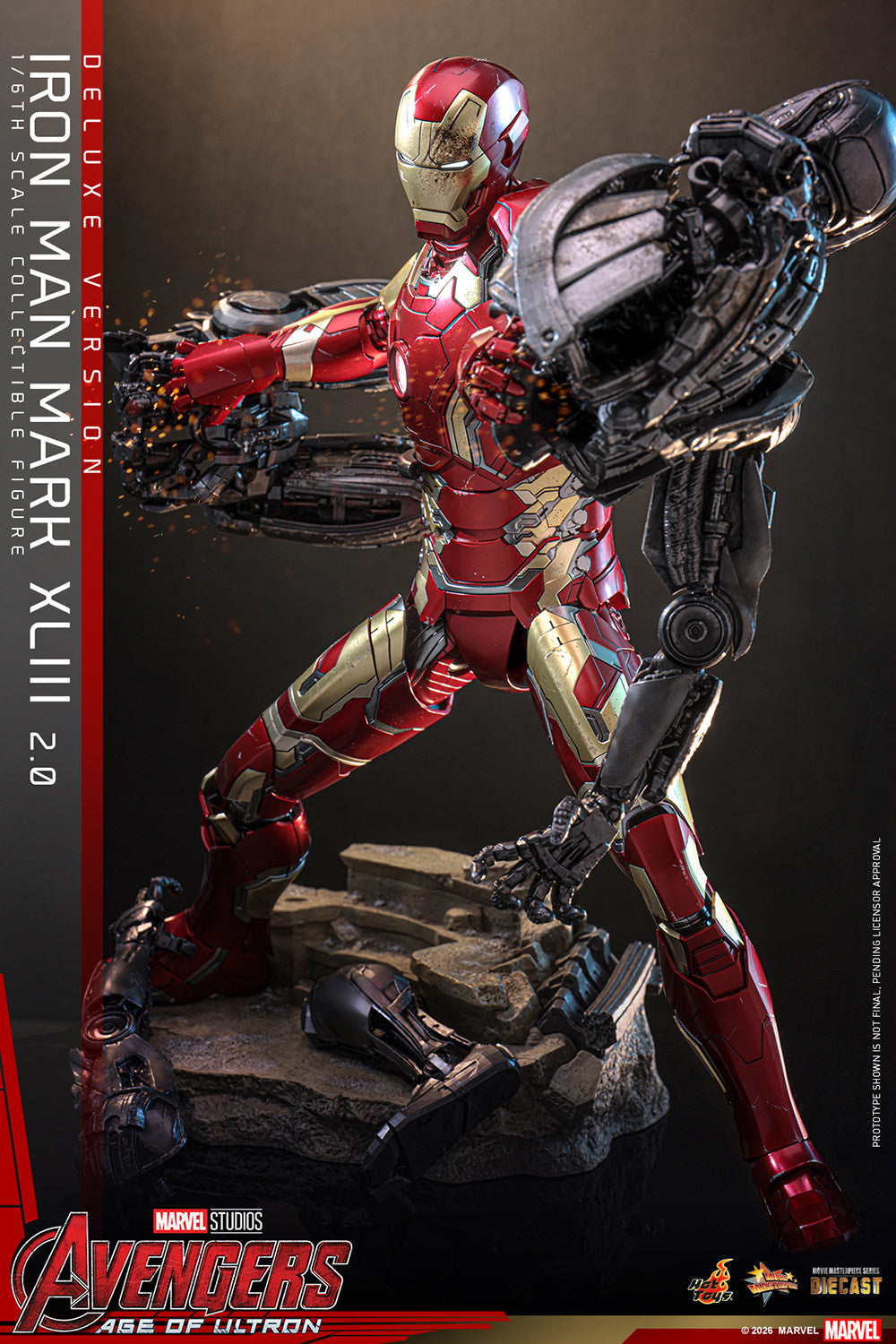 Iron Man Mark XLIII (2.0) (Deluxe Version) Sixth Scale Figure (PRE-ORDER)