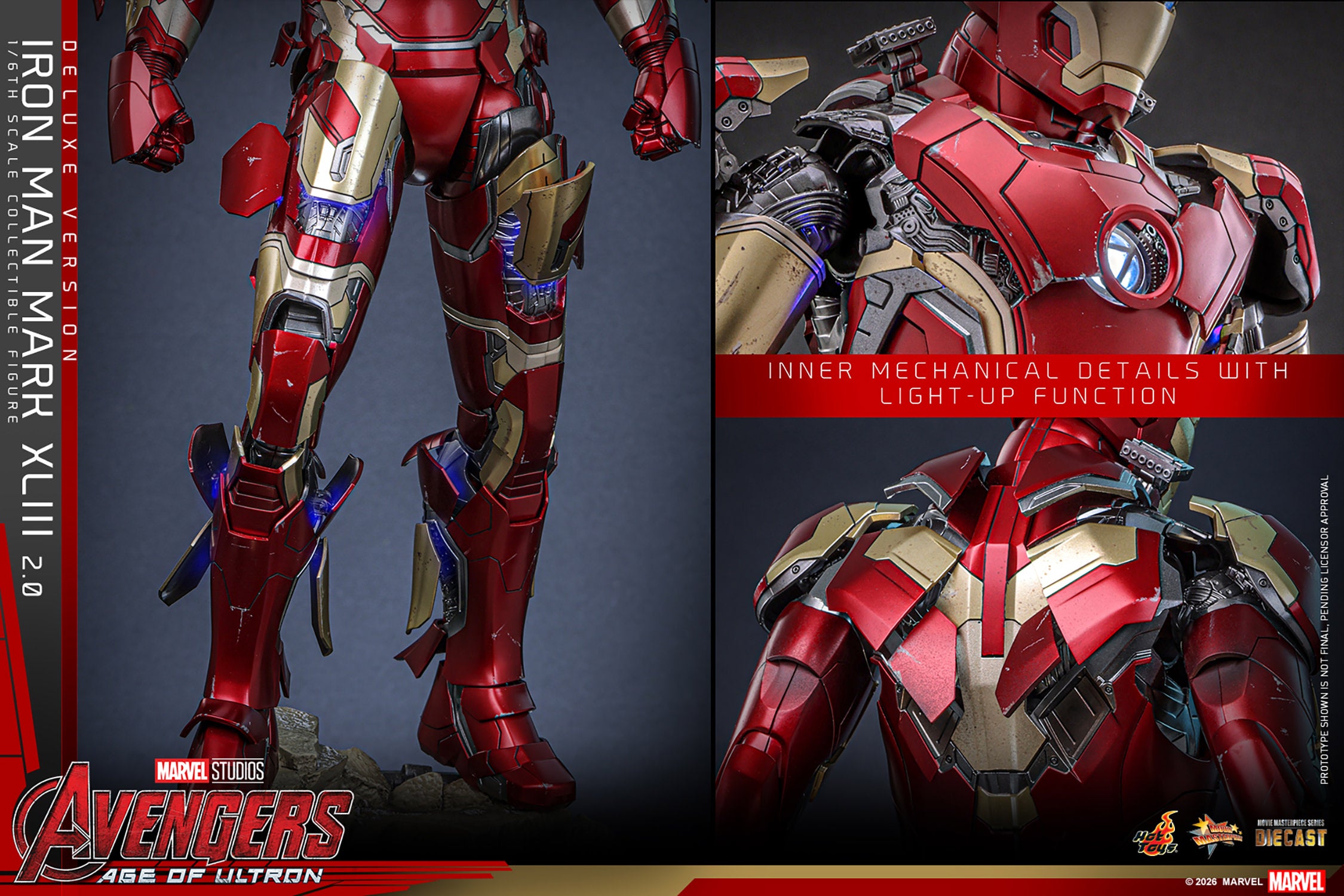 Iron Man Mark XLIII (2.0) (Deluxe Version) Sixth Scale Figure (PRE-ORDER)