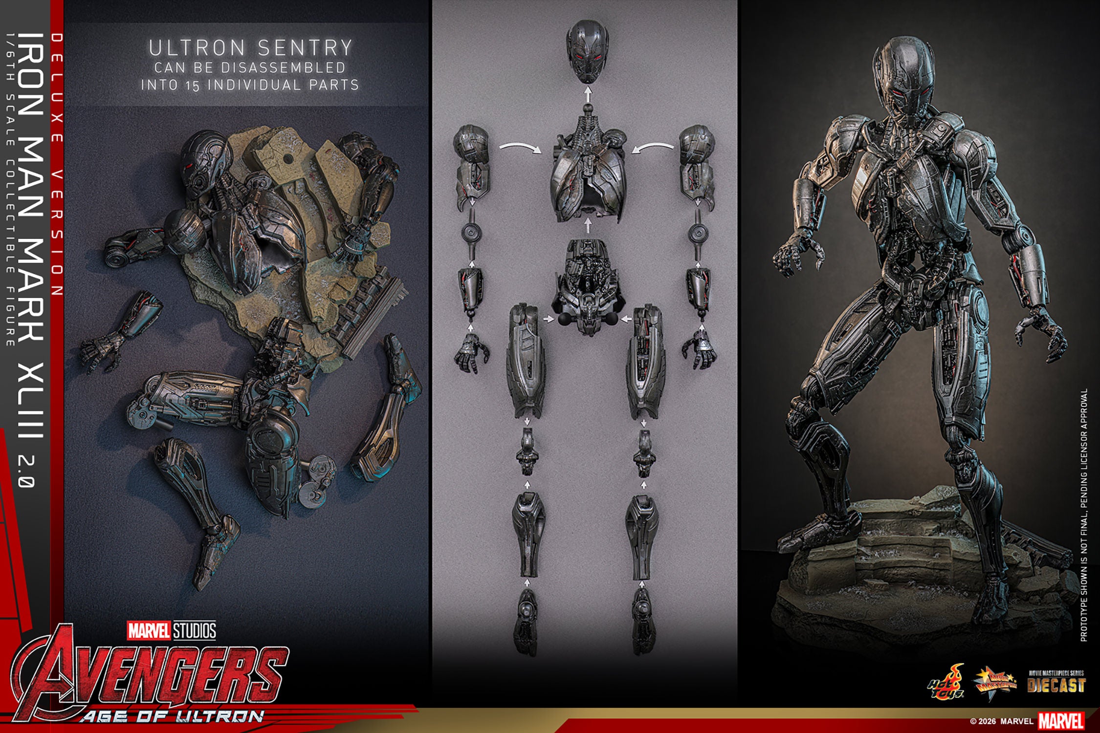 Iron Man Mark XLIII (2.0) (Deluxe Version) Sixth Scale Figure (PRE-ORDER)