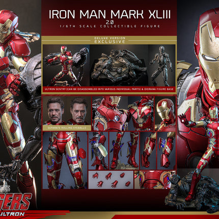 Iron Man Mark XLIII (2.0) (Deluxe Version) Sixth Scale Figure (PRE-ORDER)