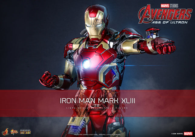 Iron Man Mark XLIII (2.0) Sixth Scale Figure (PRE-ORDER)