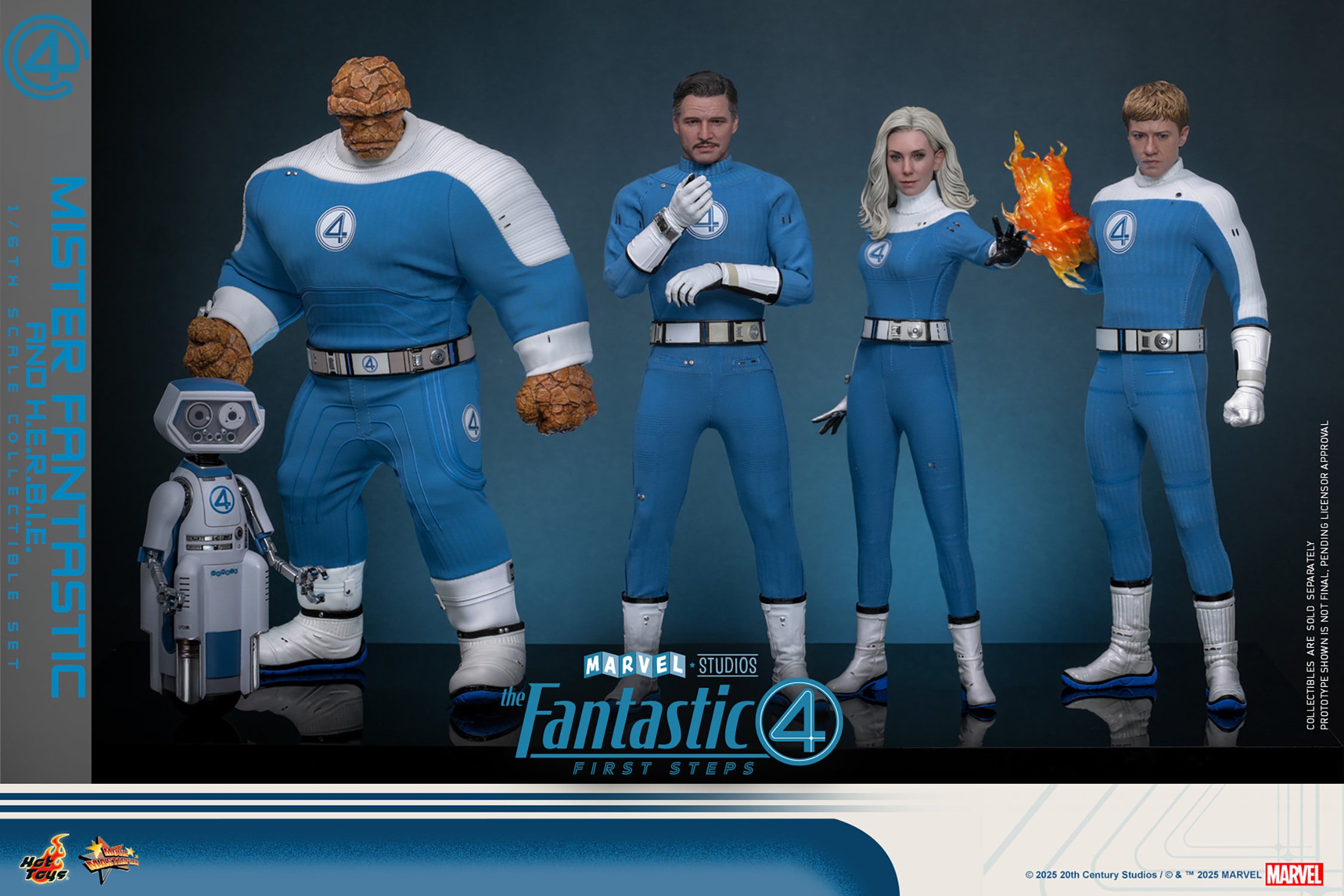Fantastic 4: Mister Fantastic and H.E.R.B.I.E. Sixth Scale Figure Set (PRE-ORDER)