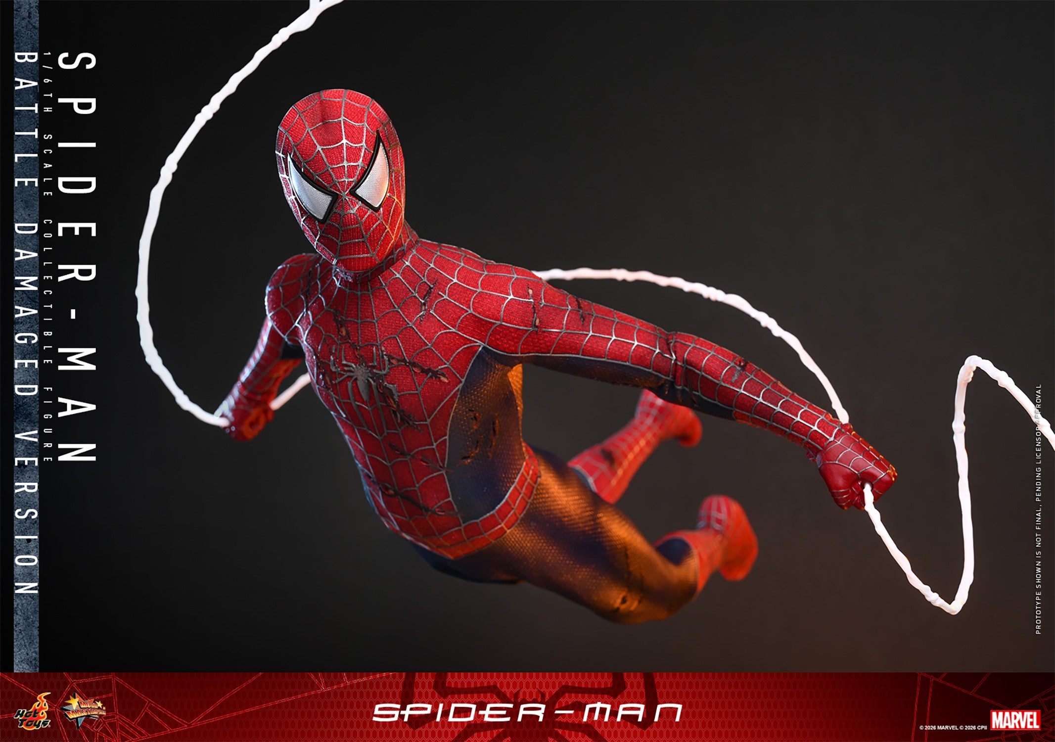 Spider-man (Battle Damaged Version) Sixth Scale Figure