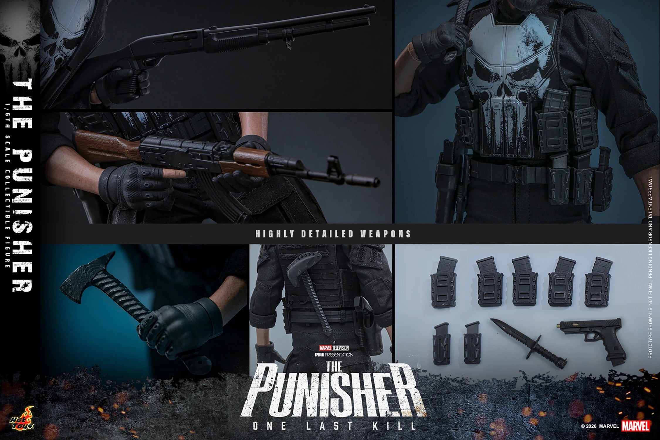 The Punisher Sixth Scale Figure (PRE-ORDER)