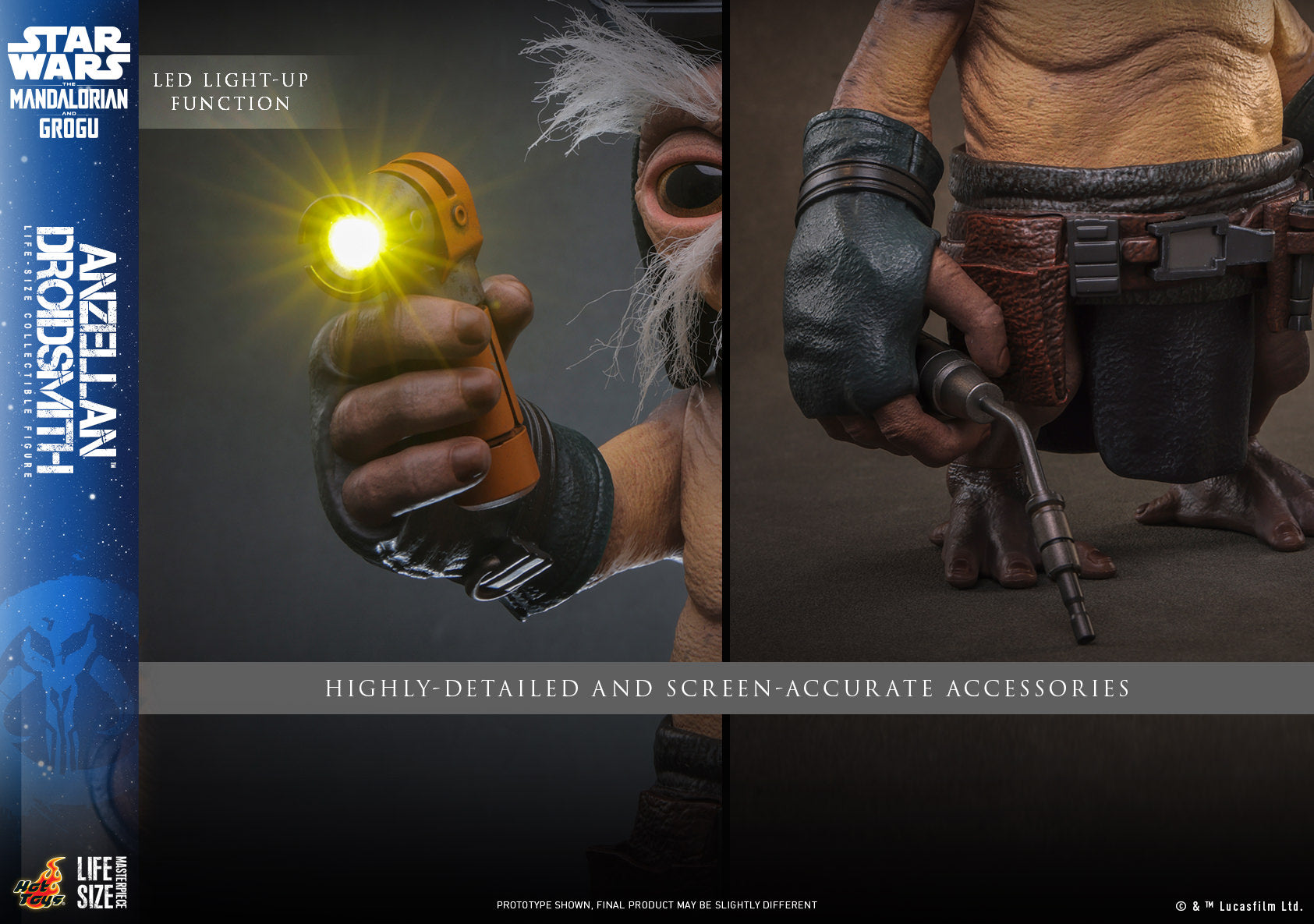 The Mandalorian & Grogu: Anzellan Droidsmith Life-Size Figure (PRE-ORDER)