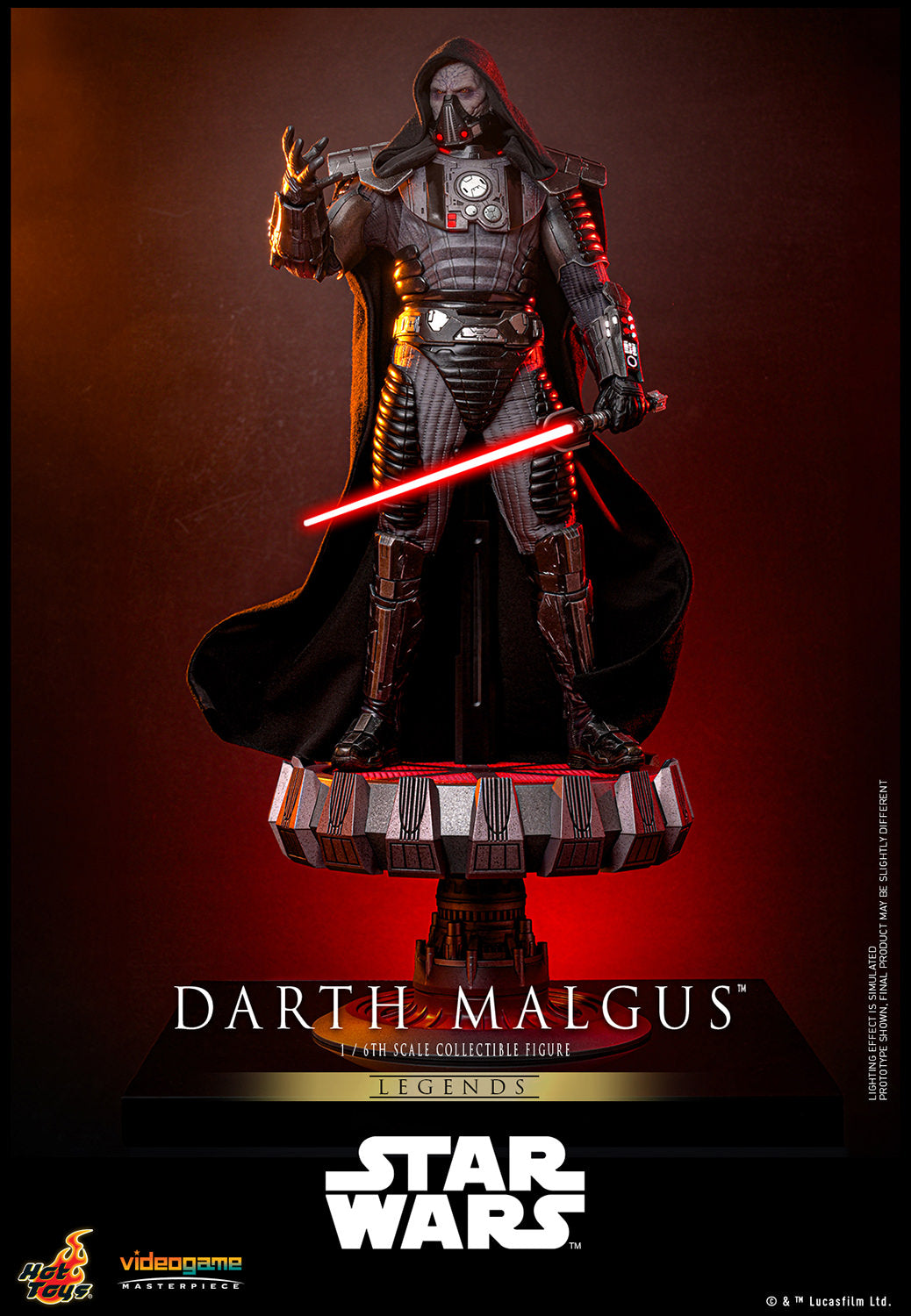 Star Wars, Knights Of The Old Republic: Darth Malgus Sixth Scale Figur