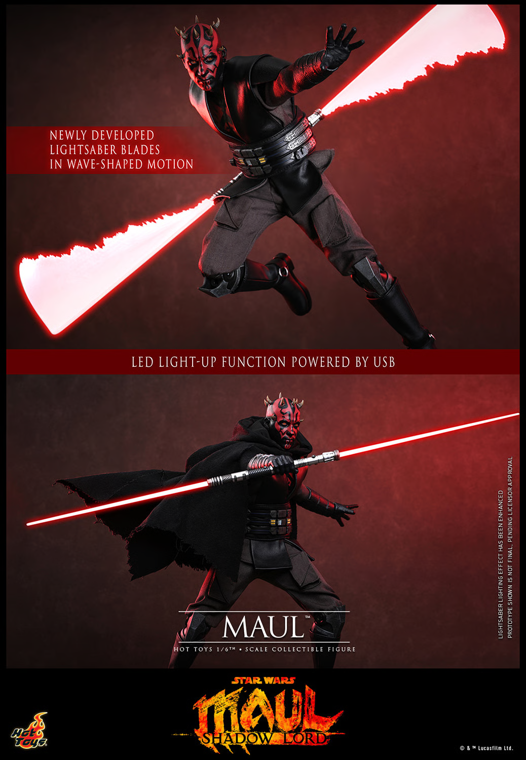 Shadow Lord: Maul Sixth Scale Figure (PRE-ORDER)