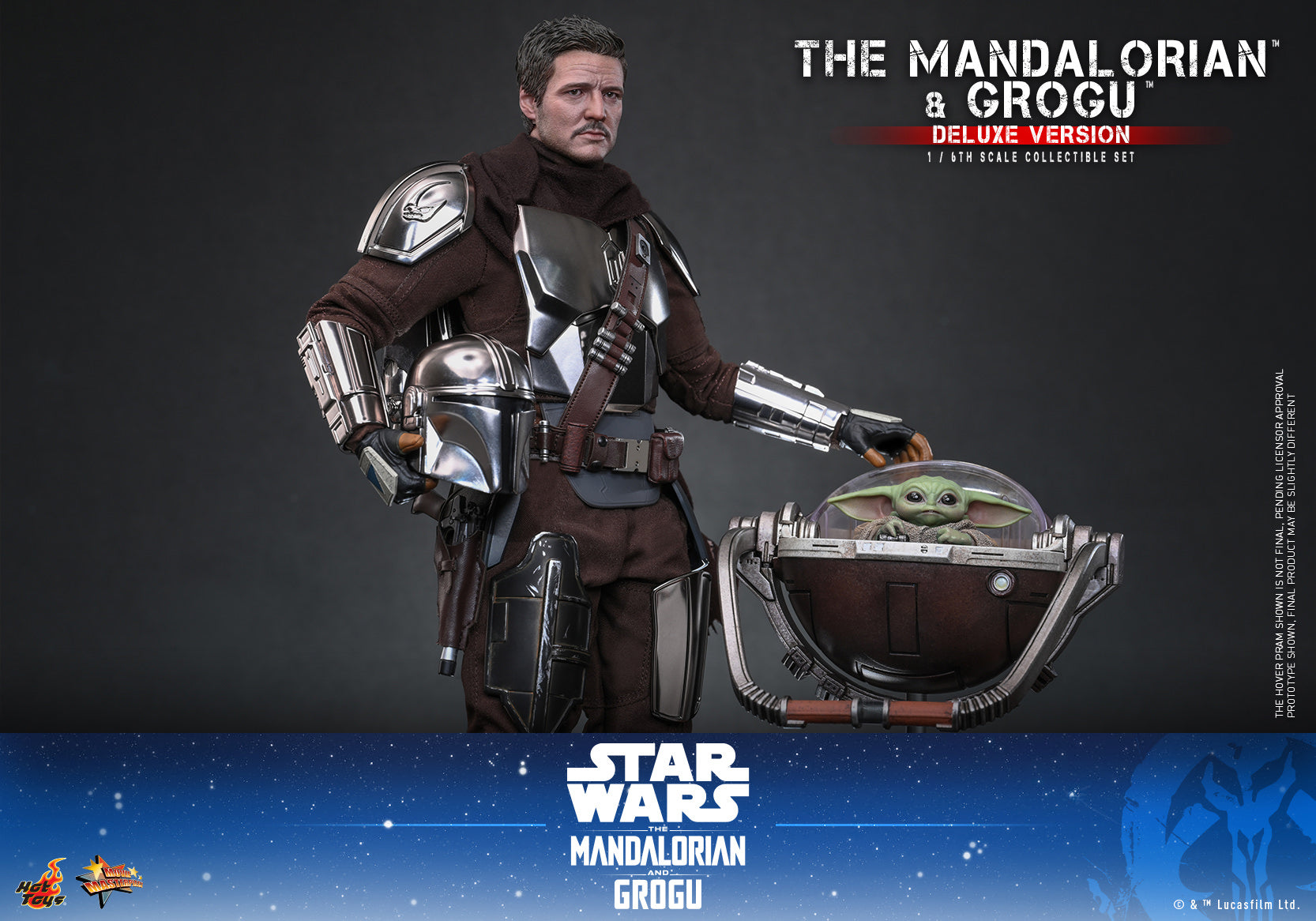 The Mandalorian & Grogu: Mandalorian and Grogu (Deluxe Version) Sixth Scale Figure Set (PRE-ORDER)