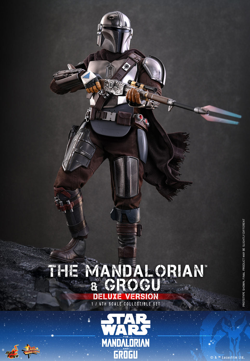The Mandalorian & Grogu: Mandalorian and Grogu (Deluxe Version) Sixth Scale Figure Set (PRE-ORDER)