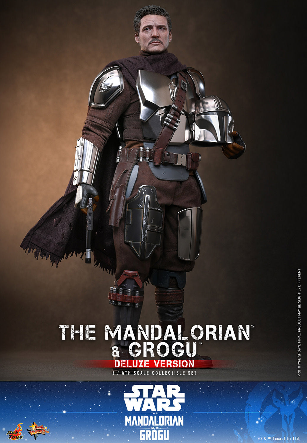 The Mandalorian & Grogu: Mandalorian and Grogu (Deluxe Version) Sixth Scale Figure Set (PRE-ORDER)