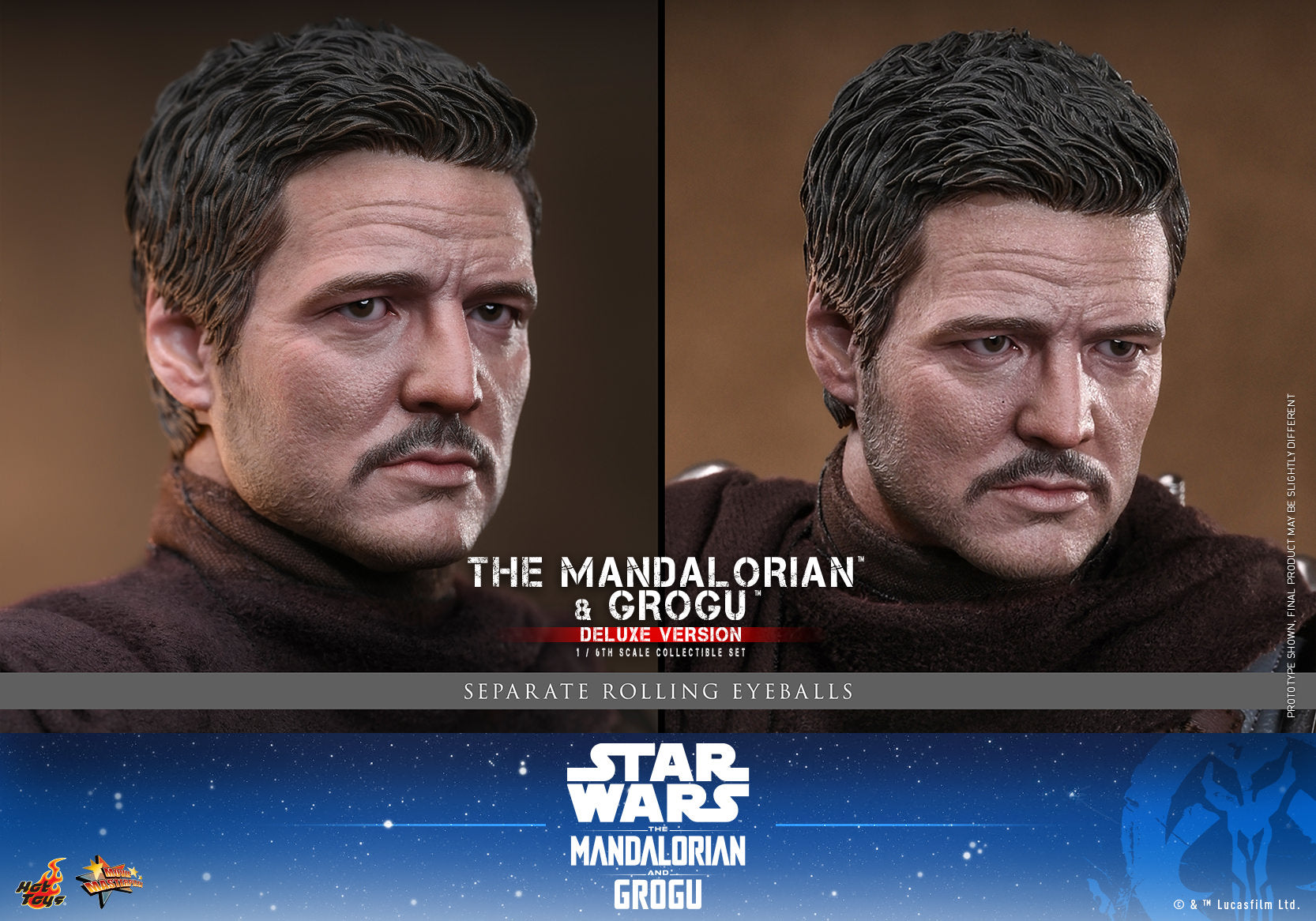 The Mandalorian & Grogu: Mandalorian and Grogu (Deluxe Version) Sixth Scale Figure Set (PRE-ORDER)