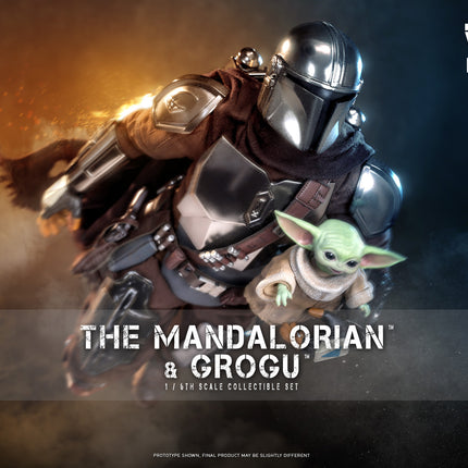 The Mandalorian & Grogu: Mandalorian and Grogu Sixth Scale Figure Set (PRE-ORDER)