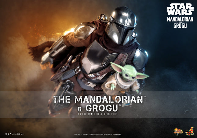 The Mandalorian & Grogu: Mandalorian and Grogu Sixth Scale Figure Set (PRE-ORDER)