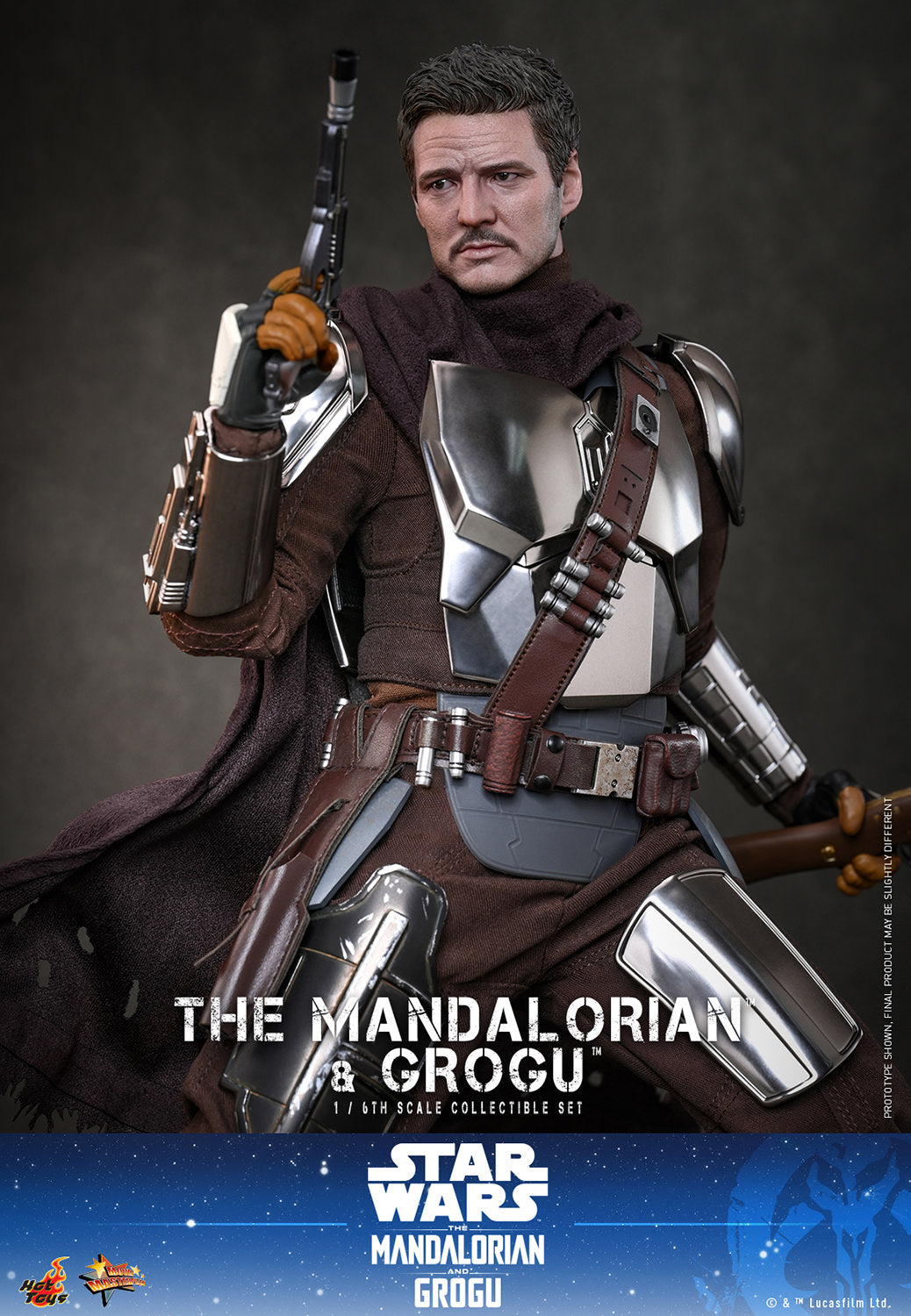 The Mandalorian & Grogu: Mandalorian and Grogu Sixth Scale Figure Set (PRE-ORDER)