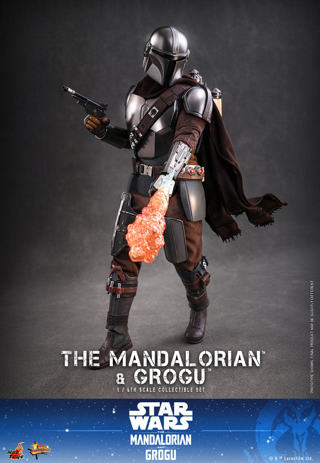 The Mandalorian & Grogu: Mandalorian and Grogu Sixth Scale Figure Set (PRE-ORDER)