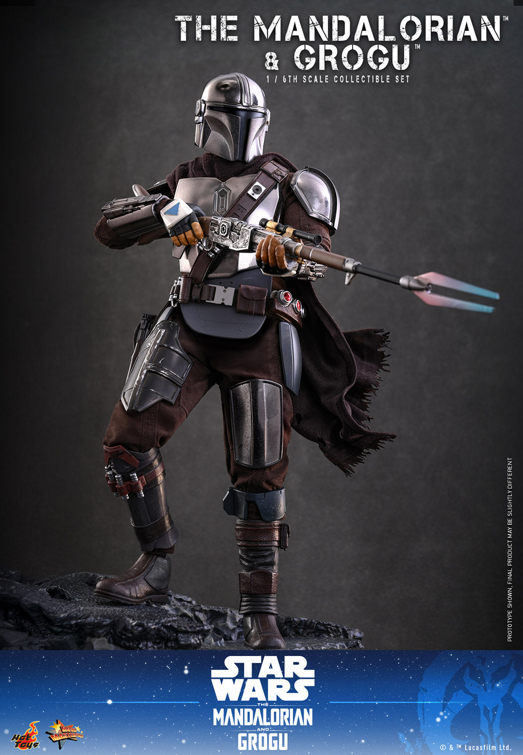 The Mandalorian & Grogu: Mandalorian and Grogu Sixth Scale Figure Set (PRE-ORDER)