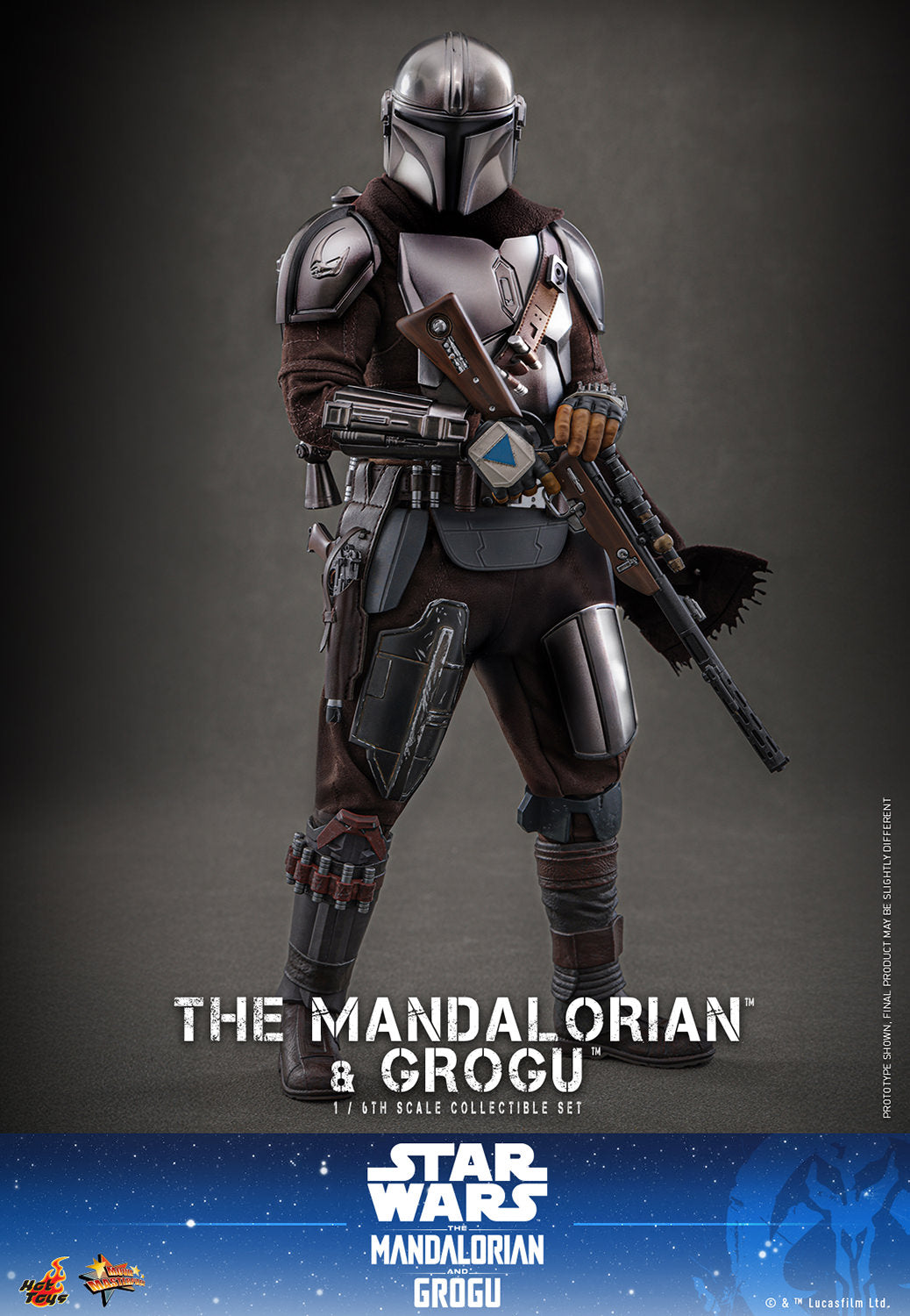 The Mandalorian & Grogu: Mandalorian and Grogu Sixth Scale Figure Set (PRE-ORDER)