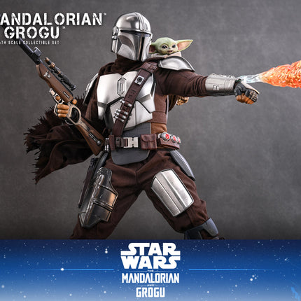 The Mandalorian & Grogu: Mandalorian and Grogu Sixth Scale Figure Set (PRE-ORDER)