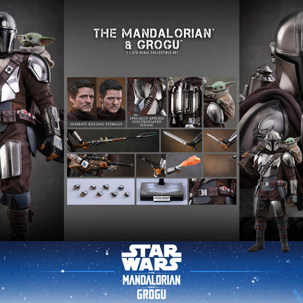 The Mandalorian & Grogu: Mandalorian and Grogu Sixth Scale Figure Set (PRE-ORDER)