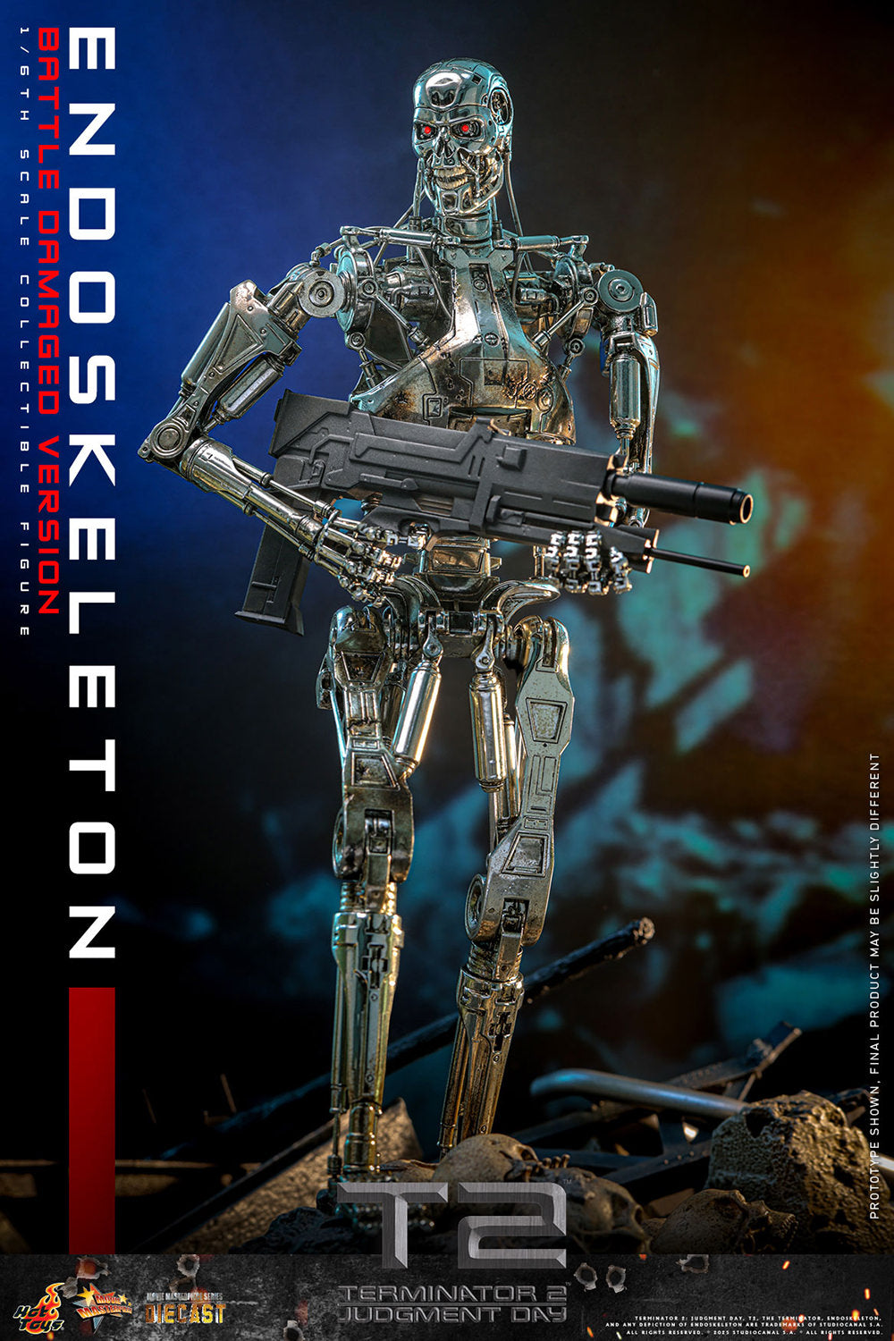T2: Endoskeleton (Battle Damaged Version) Sixth Scale Figure (PRE-ORDER)