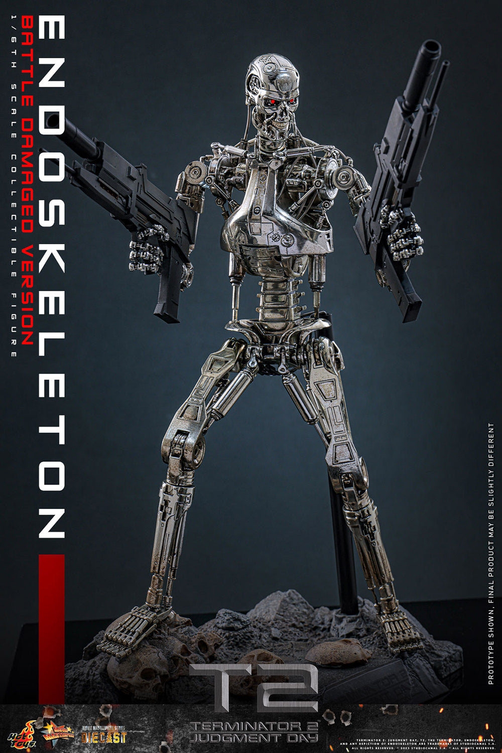 T2: Endoskeleton (Battle Damaged Version) Sixth Scale Figure (PRE-ORDER)