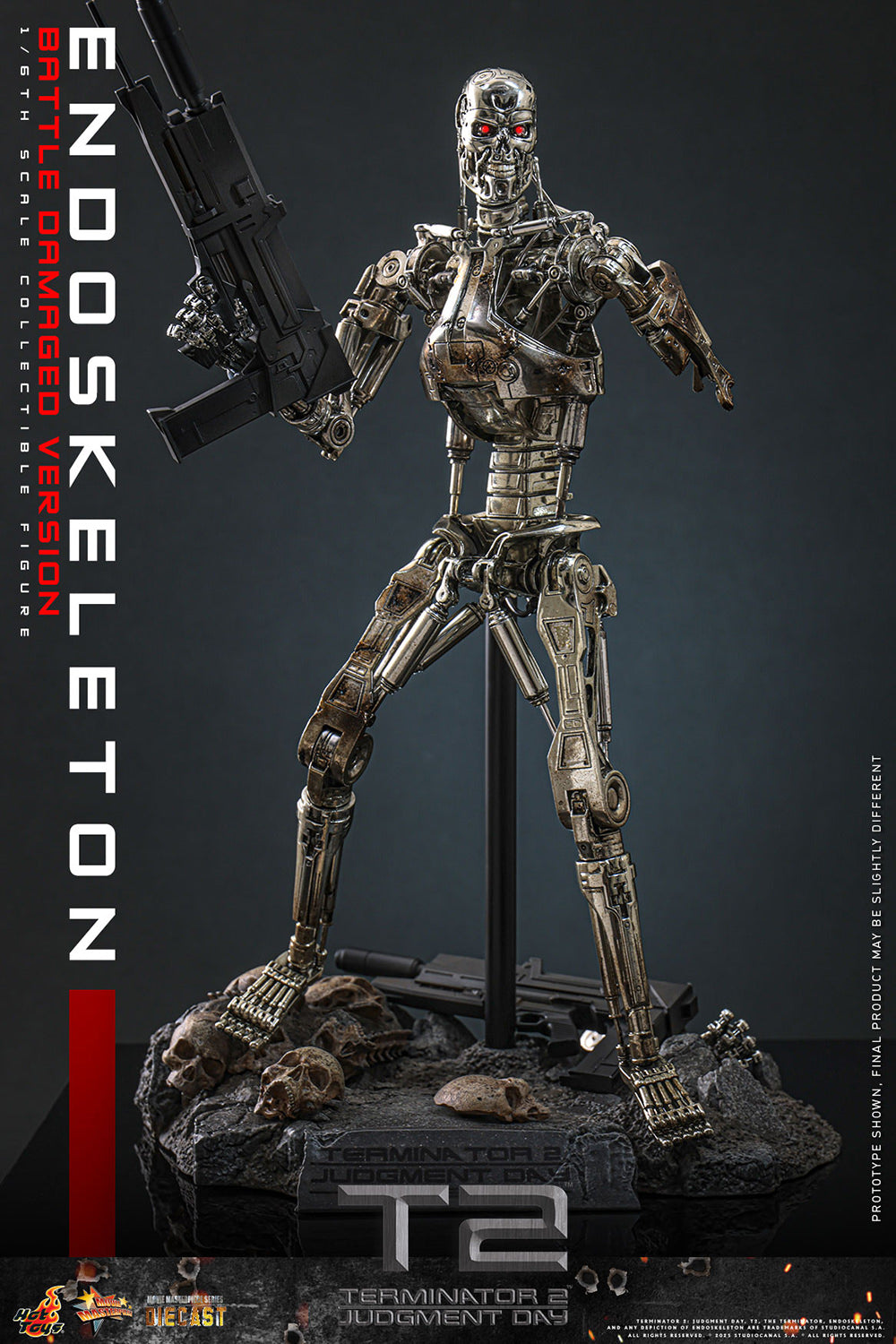 T2: Endoskeleton (Battle Damaged Version) Sixth Scale Figure (PRE-ORDER)