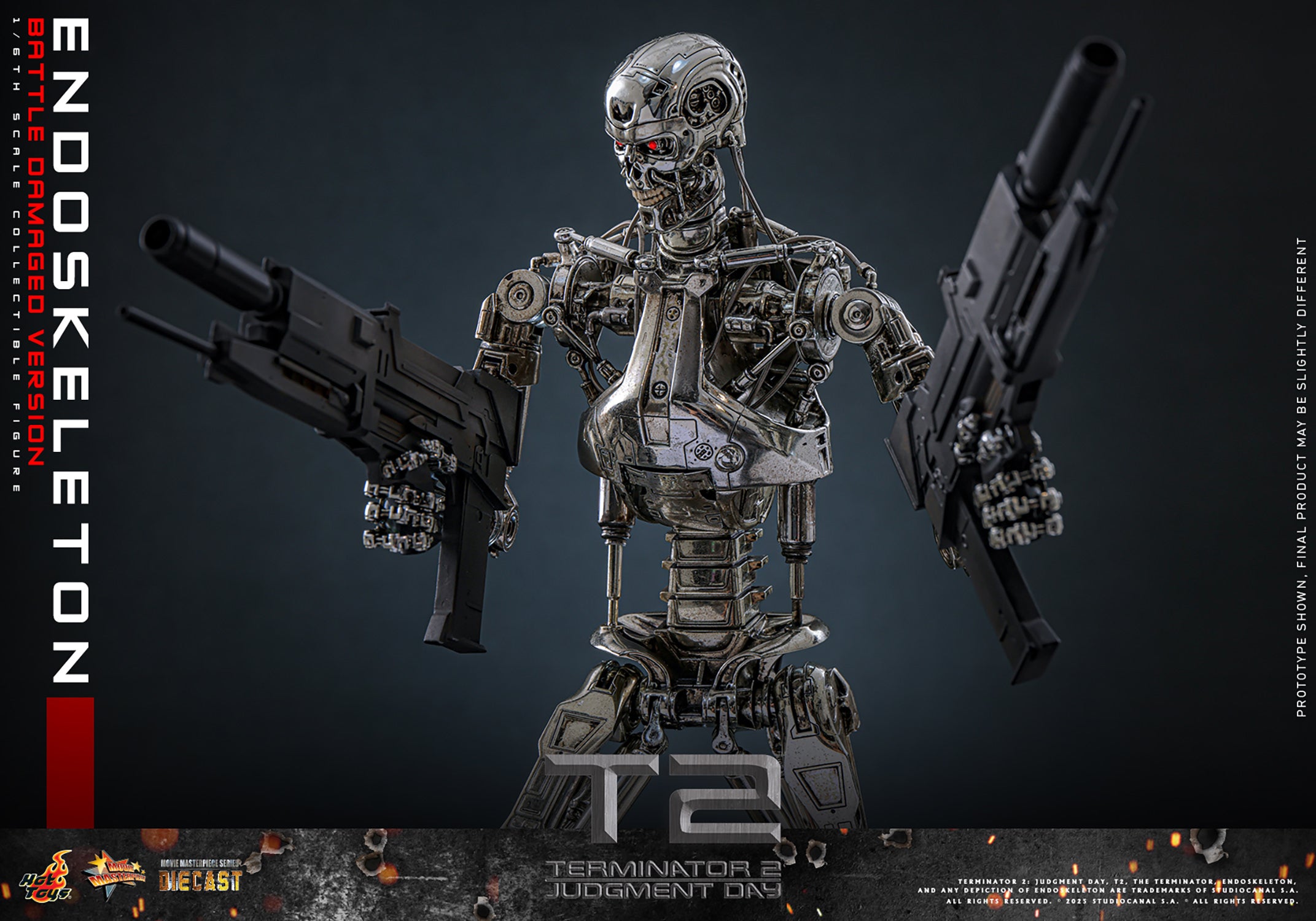 T2: Endoskeleton (Battle Damaged Version) Sixth Scale Figure (PRE-ORDER)