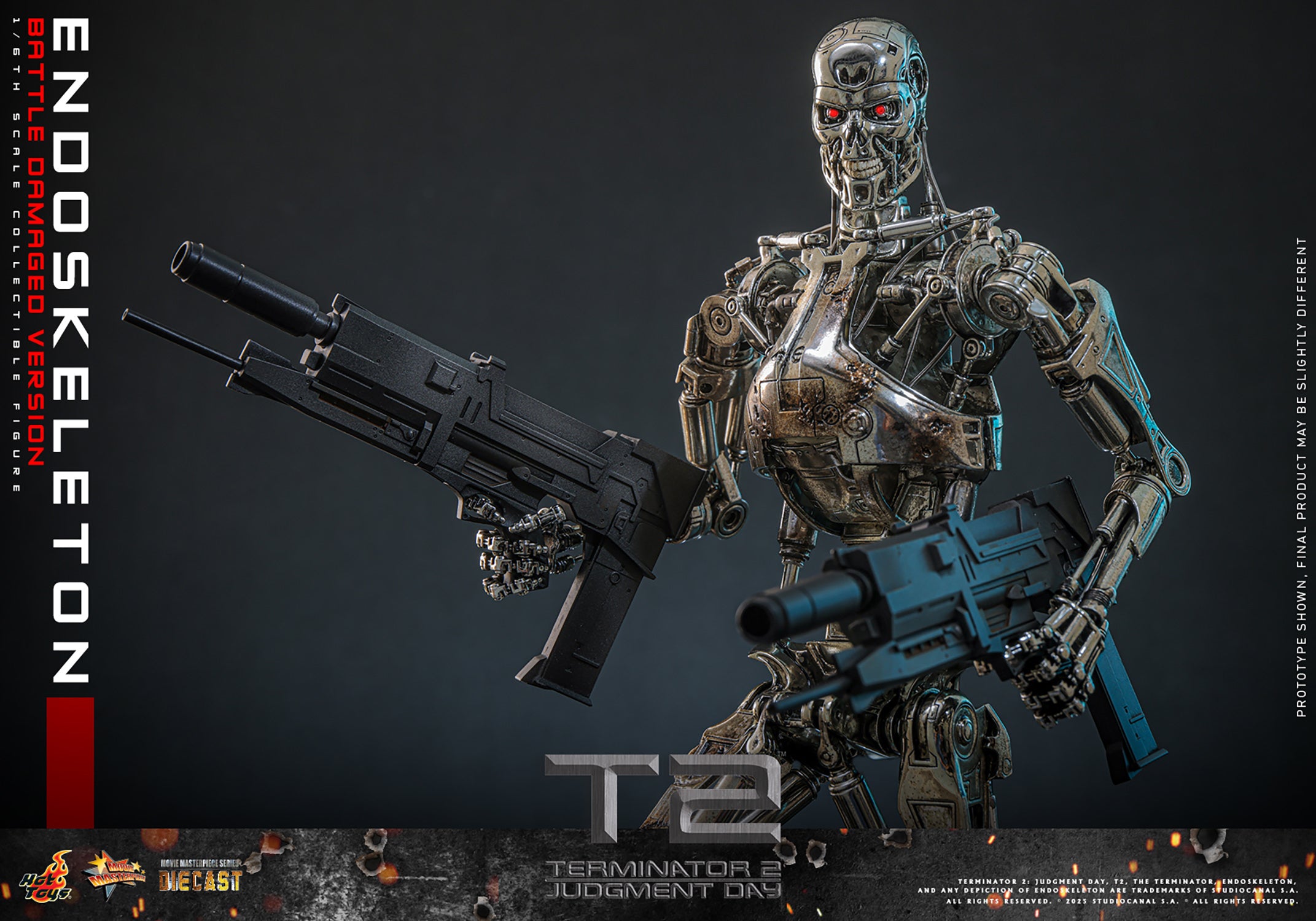 T2: Endoskeleton (Battle Damaged Version) Sixth Scale Figure (PRE-ORDER)