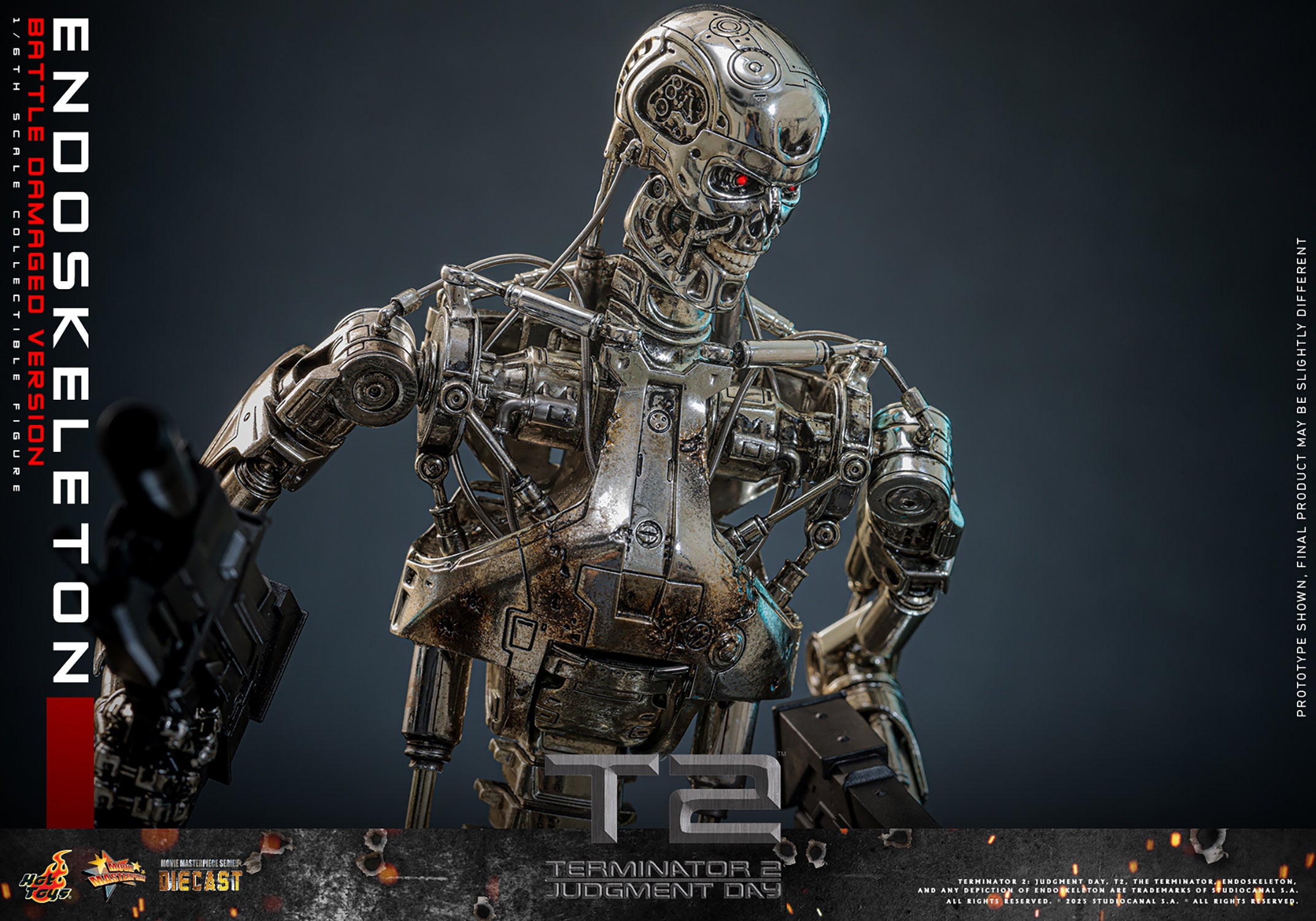 T2: Endoskeleton (Battle Damaged Version) Sixth Scale Figure (PRE-ORDER)