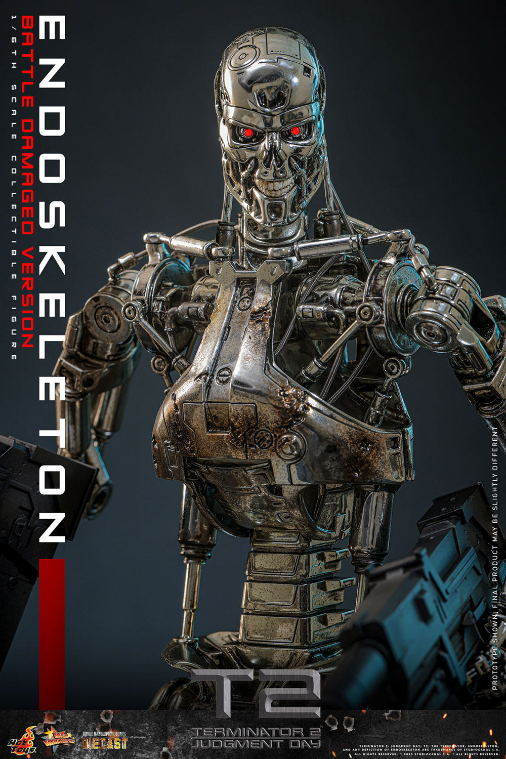 T2: Endoskeleton (Battle Damaged Version) Sixth Scale Figure (PRE-ORDER)