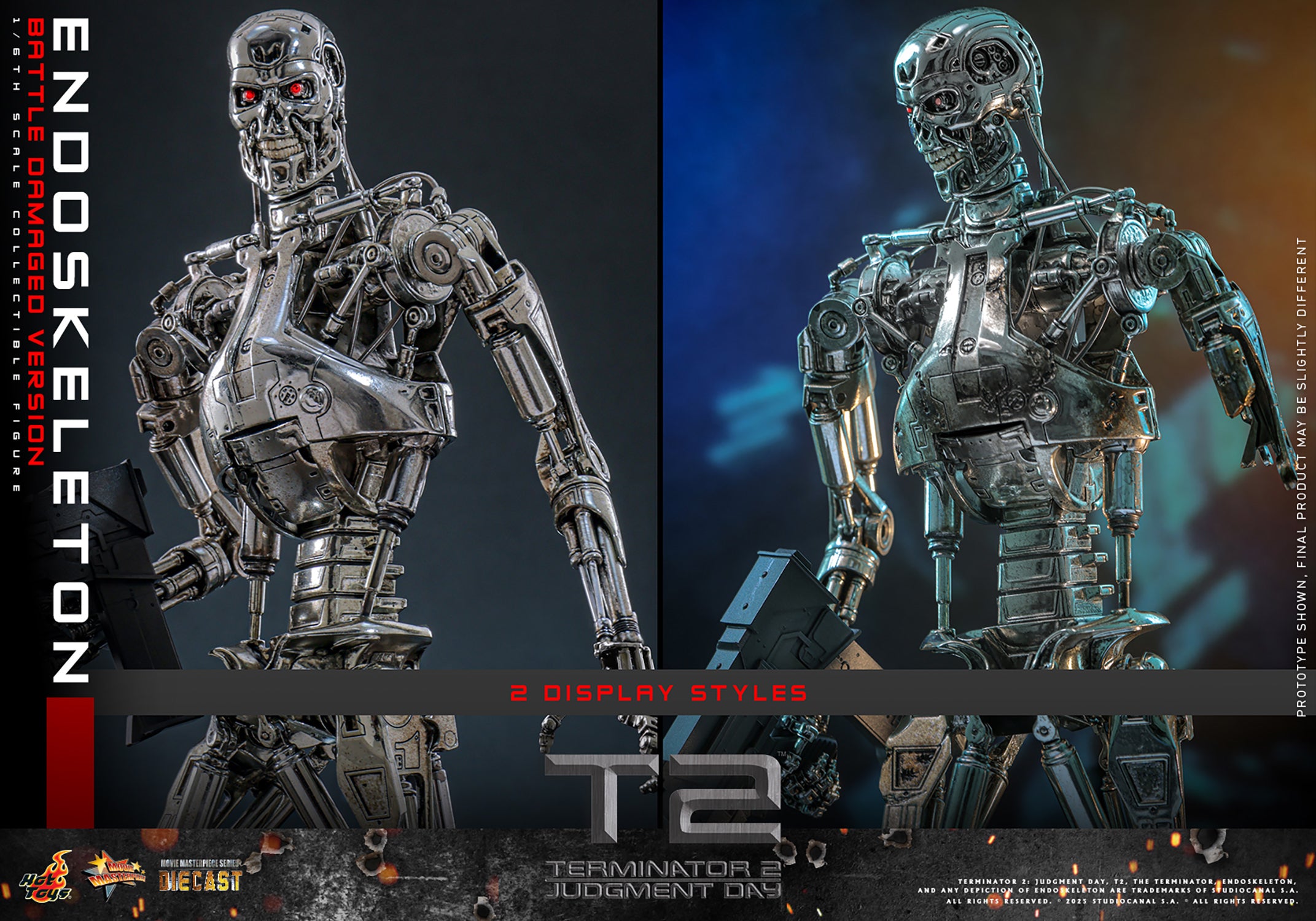 T2: Endoskeleton (Battle Damaged Version) Sixth Scale Figure (PRE-ORDER)